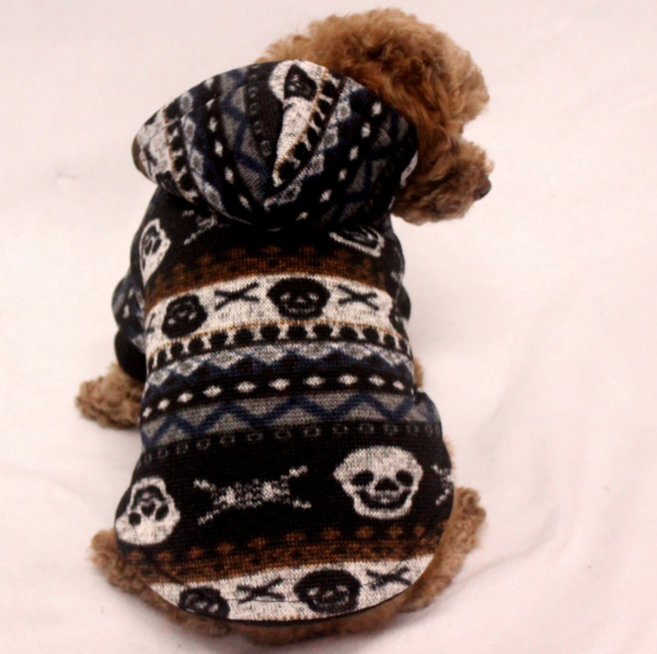 Pets Club Soft Fleece Classic Pattern Pet Cloth Winter Warm Sweater Hoodies