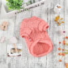 Hong Pet Wave Striped Clothes Knitted Shirt - Rose Red - Image 5
