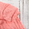 Hong Pet Wave Striped Clothes Knitted Shirt - Rose Red - Image 3