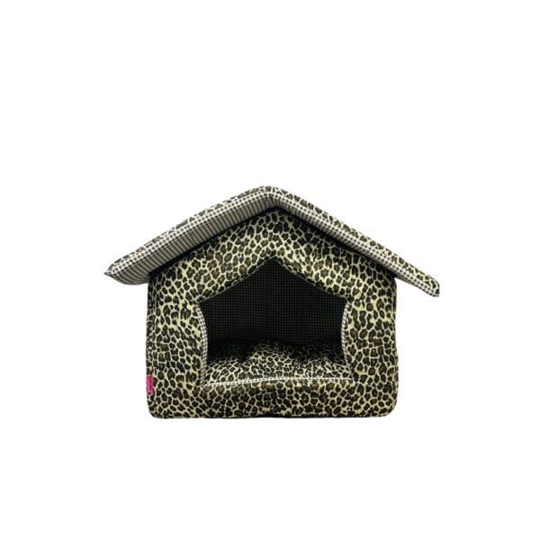 Coco Kindi Cat Pattern Washable Cotton Hut With Zip  L - Image 2