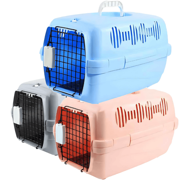 Cozy Paws Plastic Pet Carrier -48x30x29cm-Mixed colour