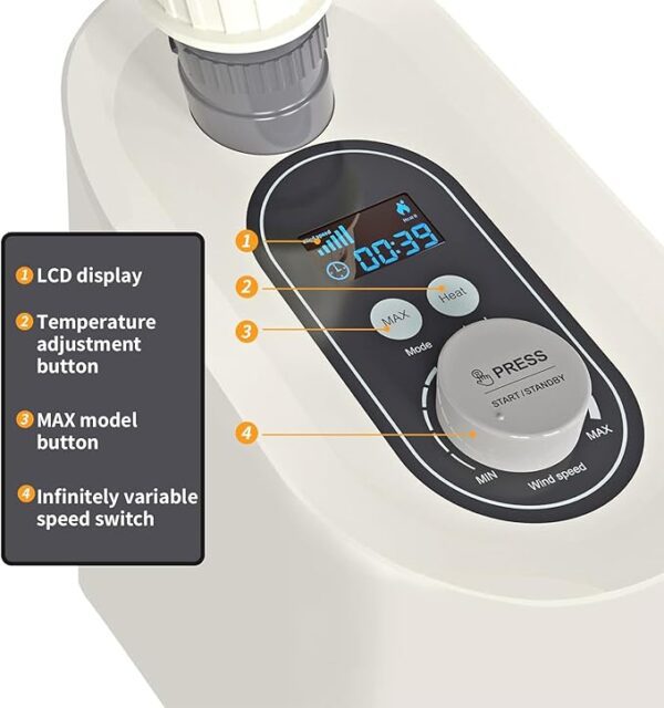 Pakeway Pet Hair Speed Adjustable Force Dryer - Image 2