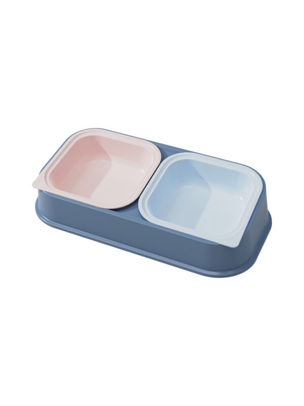 Pakeway Q Bubble Pet Bowl-Blue-Small-32.0*17.7*7.0 Cm