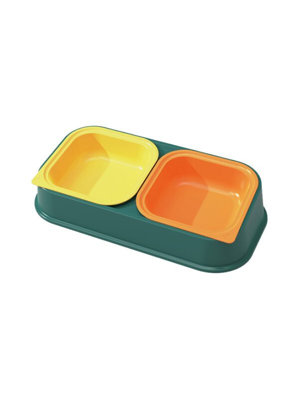 Pakeway Q Bubble Pet Bowl- Green-Small-32.0*17.7*7.0 Cm