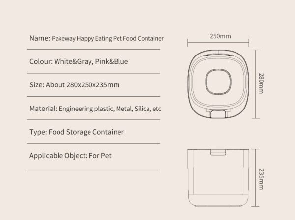 Pakeway Pet Food Container-28.5*25.5*23.8 Cm - Image 2