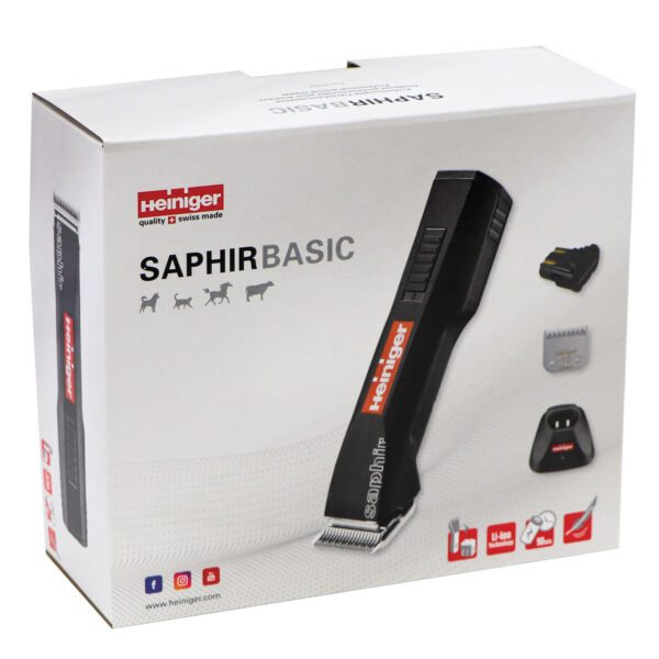 Heiniger Saphir Basic Small Animal Cordless Clipper With No.10 Battery (Cordless) - Image 5