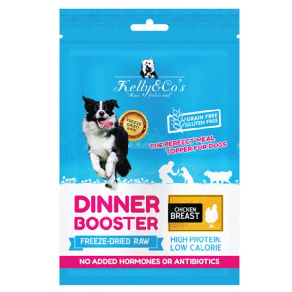 KELLY & CO'S  Freeze Dried Dinner Booster For Dog Chicken Breast Topper -50g