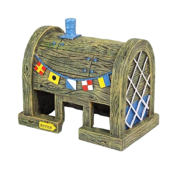 Cozy Paws Aquarium Decoration-Krusty Krab Restaurant-9.5*5*8 Cm