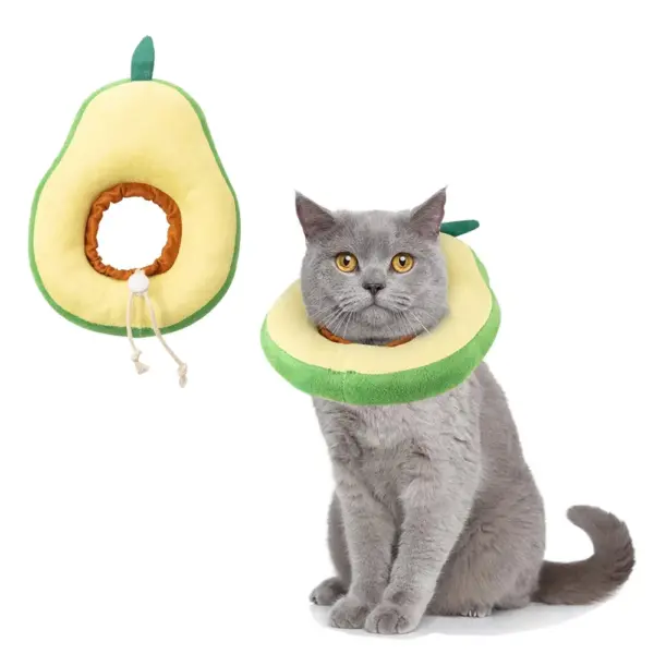 Cozy Paws Avocado Shape Pet Recovery Collar-4-20cm - Image 5