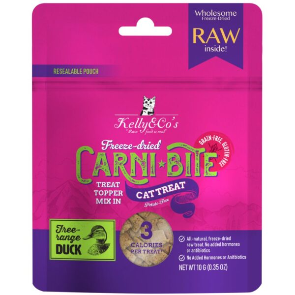 KELLY & CO'S Freeze Dried Carni Bite Topper Mix In Duck For Cat Treat - 10g