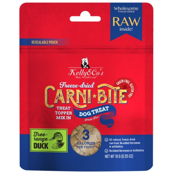 KELLY & CO'S Freeze Dried Carni Bite Topper Mix In Duck For Dog Treat  -10g