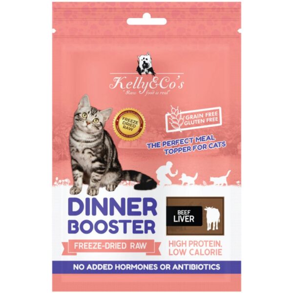 KELLY & CO'S Freeze Dried Dinner Booster For Cat Beef Liver Topper -50g
