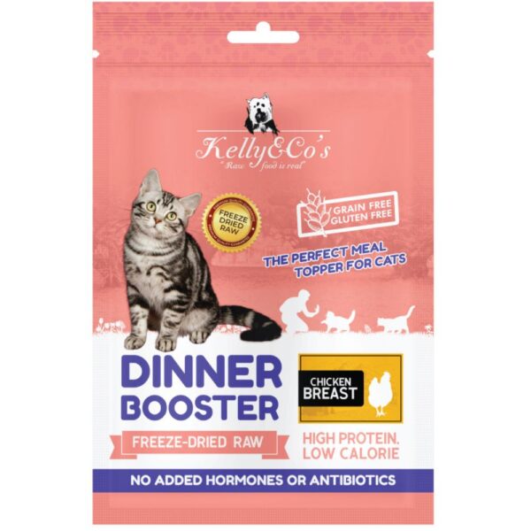 KELLY & CO'S Freeze Dried Dinner Booster For Cat Chicken Topper -50g