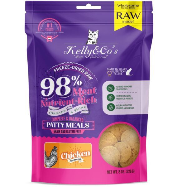 KELLY & CO'S Freeze Dried Patty Meals Chicken For Cat- 226g