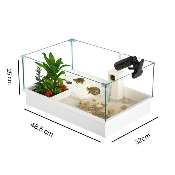 Cozy Paws Turtle Aquarium (Only Tank 48.5*32*25cm)