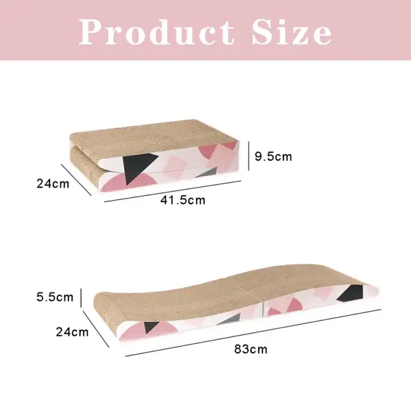 Cozy Paws Double Side Foldable Cat Scratching- 43* 19.9* 6 - Image 5
