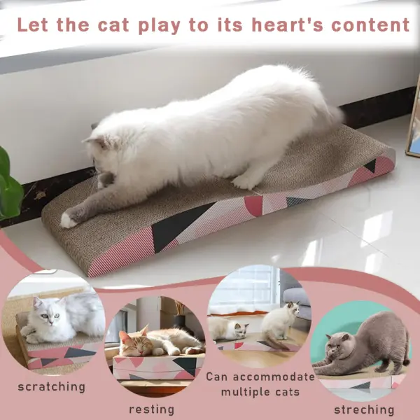 Cozy Paws Double Side Foldable Cat Scratching- 43* 19.9* 6 - Image 4