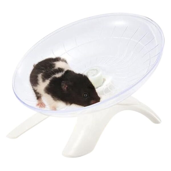 Cozy Paws Transparent Hamster Running Wheel- 18*4*12cm