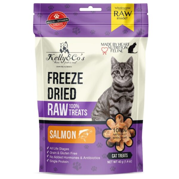 KELLY & CO'SSingle Ingredient Freeze-dried Salmon Cat 40g