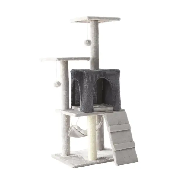 Cozy Paws Cat tower- Grey - 50 * 40 * 110 cm（With hammock）