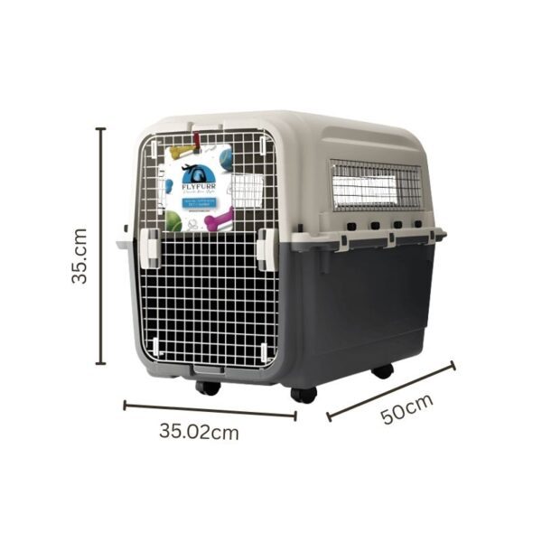 Flyfurr Airline Approved Plastic Pet Transporter-50*35.2*35CM