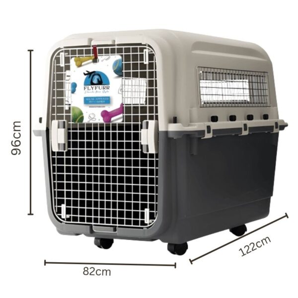 Flyfurr Airline Approved Plastic Pet Transporter-122*82*96cm