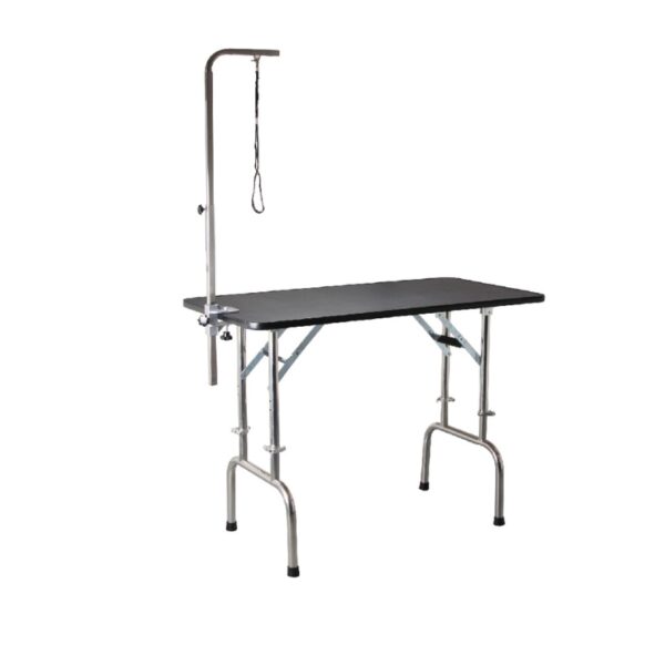 Aeolus Height Adjustable Folding Table With Grooming Arm Kit(120*60*81-93cm)
