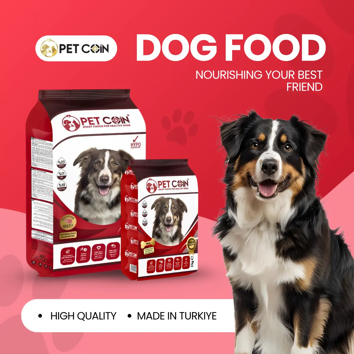 petcoi n dog food poster