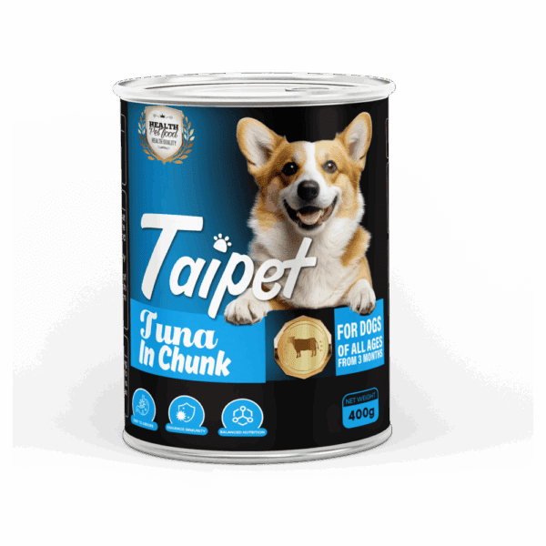 Taipet Dog Canned Wet Food Tuna in Chunk-400g