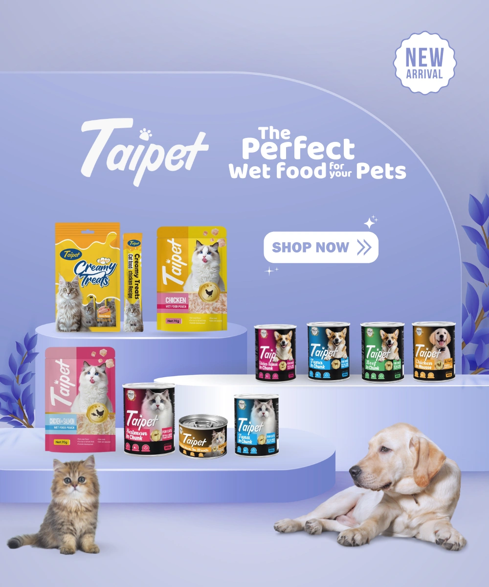 Tai pet website banner mobile
