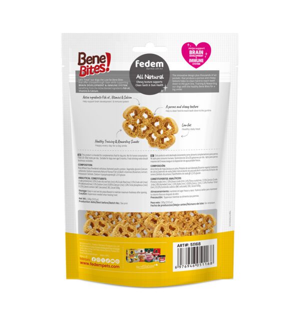 Fedem Bene Bites for Puppy – Supports Brain & Immune System 100g - Image 2