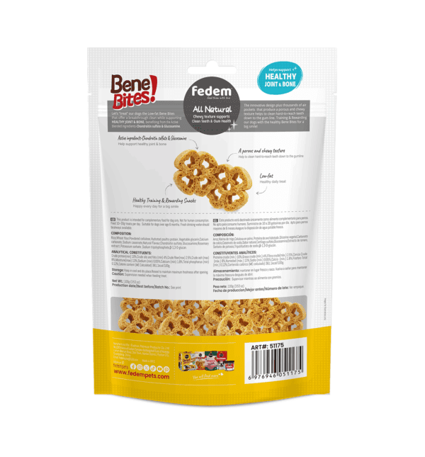 Fedem Bene Bites for Senior Dog – Supports Joints & Bones 100g - Image 2