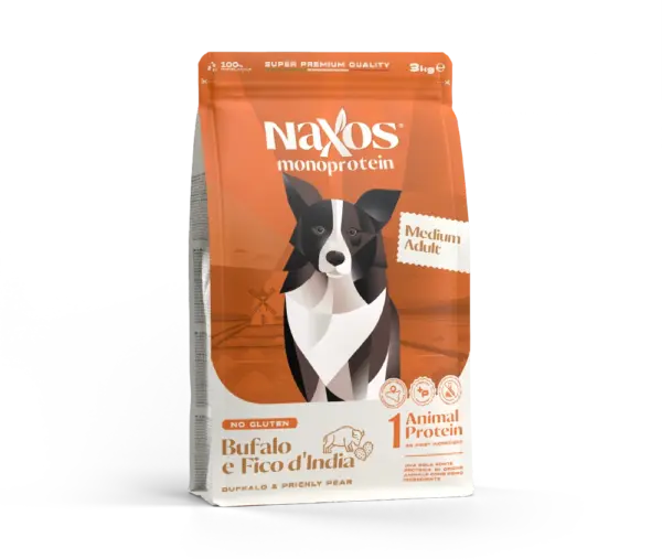 Naxos Adult Medium Multiprotein (Buffalo & Prickly Pear) 3kg