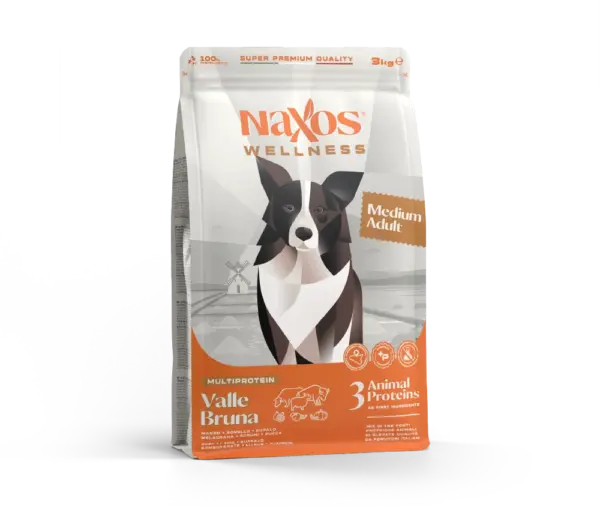 Naxos Adult Medium Natural Beef & Lamb – 3kg