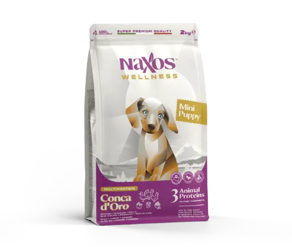 Naxos Puppy Mini Multiprotein (Duck, Chicken & Turkey) 2kg