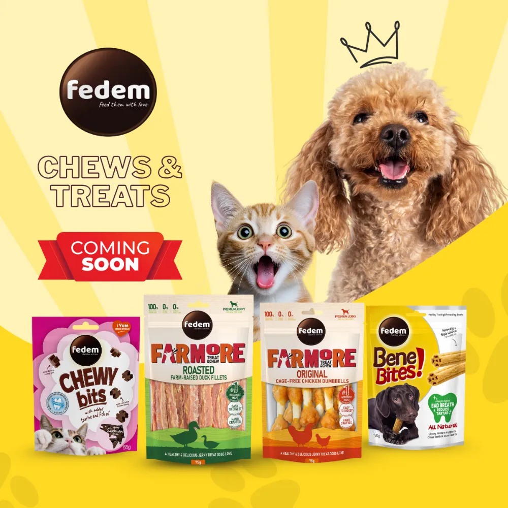 Pet chews fedem products