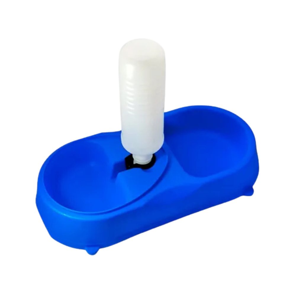 FinePet Food And Water Dispenser- 34.5*16.5*5.5cm-Mixed Colour - Image 4