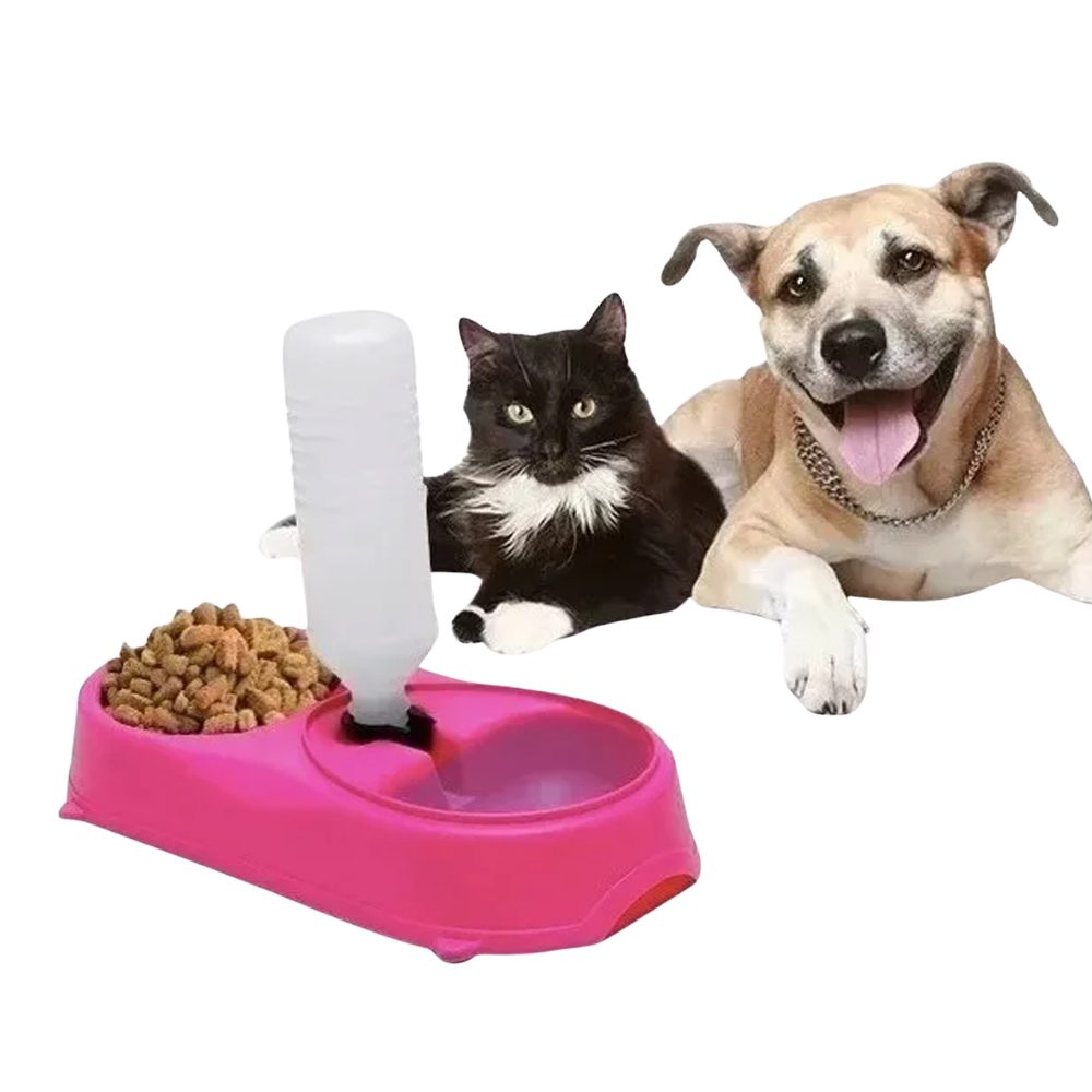 FinePet Food And Water Dispenser- 34.5*16.5*5.5cm-Mixed Colour - Image 6