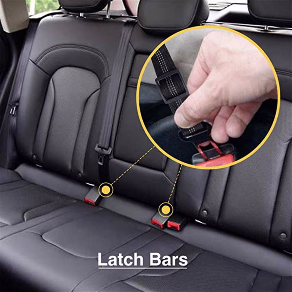 Cozy Paws Reflective Adjustable Dog Seat Belt with Shock Absorber - Image 4