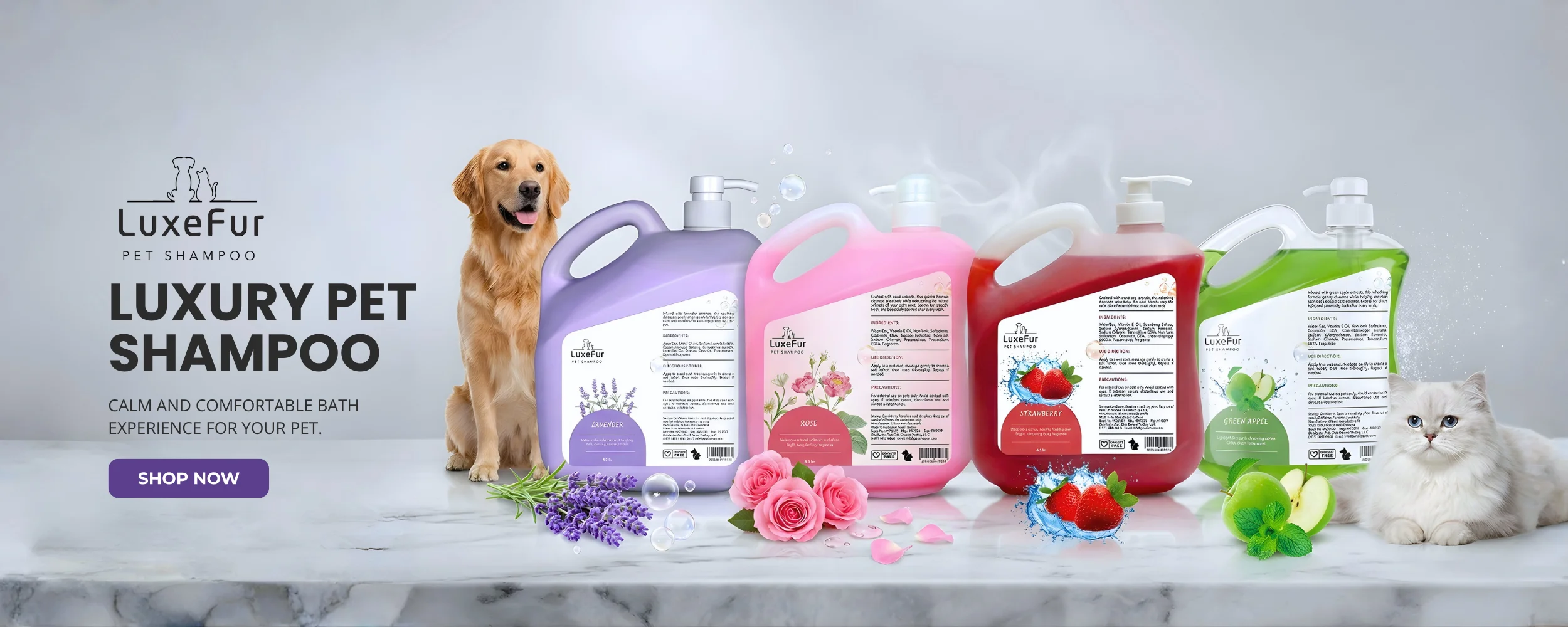 LuxeFur Pet Shampoo