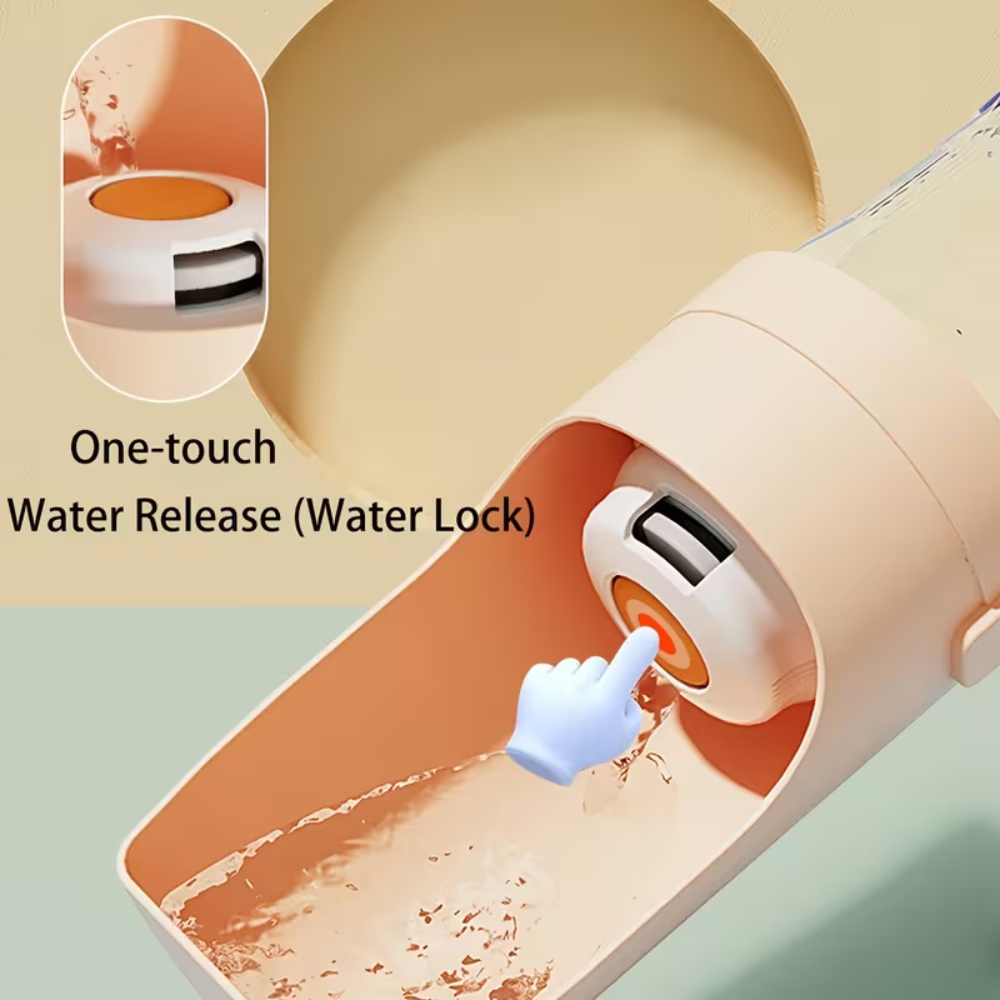 Cozy Paws Portable Leak-Proof Pet Water Bottle – 29×9 cm - Image 3