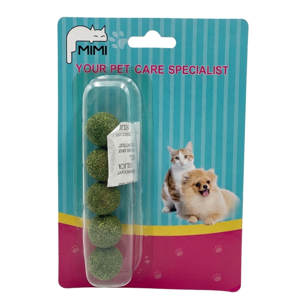 Mimi Natural Cat Chew Balls – 5 Piece Pack