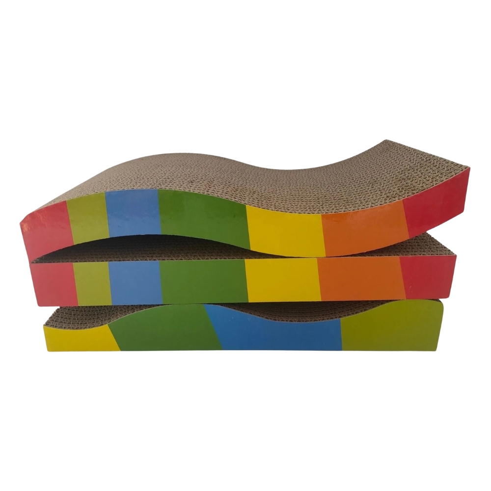Mimi Cat Scratching Board With Catnip- 43x21x3.6 cm - Image 2