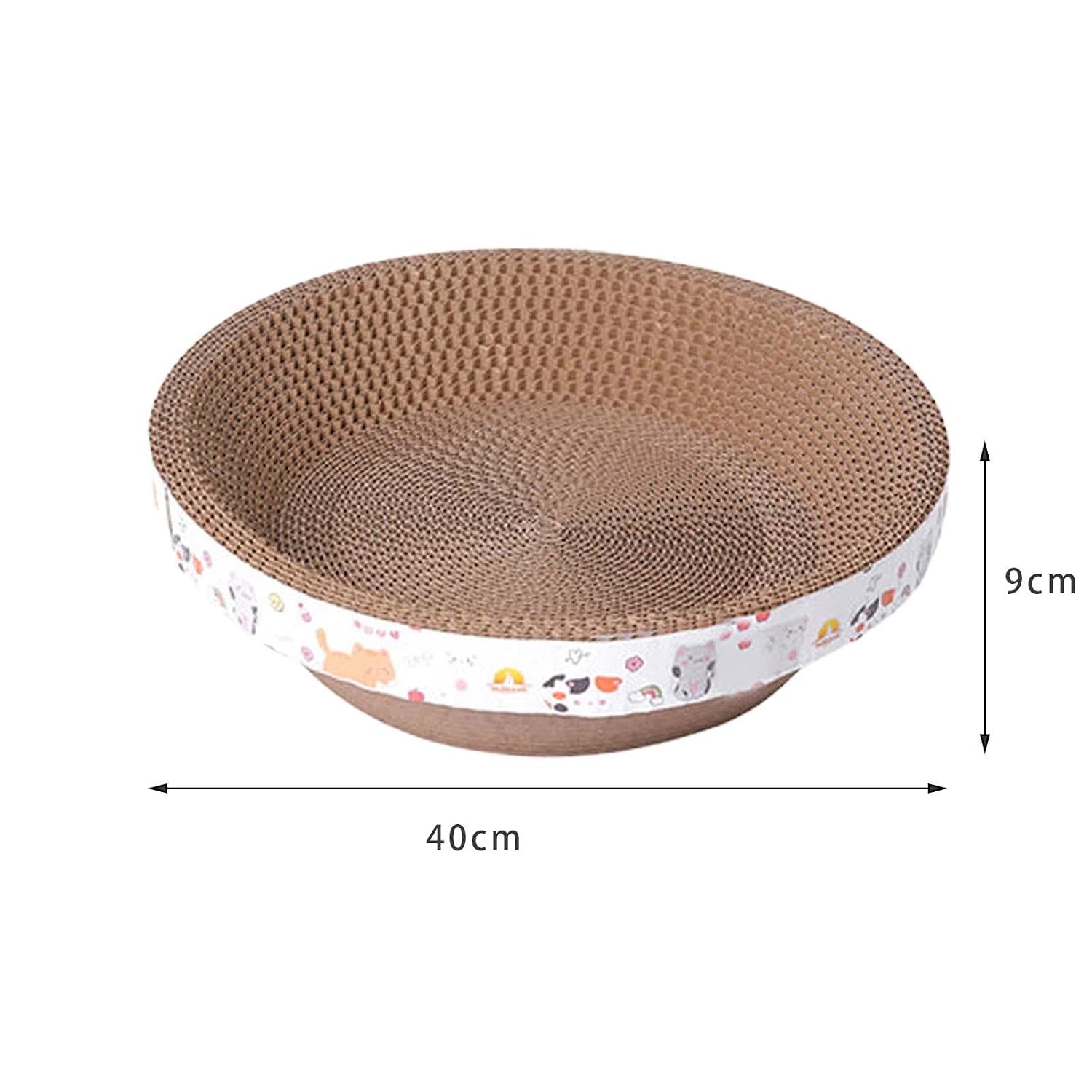 Cozy Paws Cardboard Cat Scratcher Pad – 40 × 9 cm - Image 2