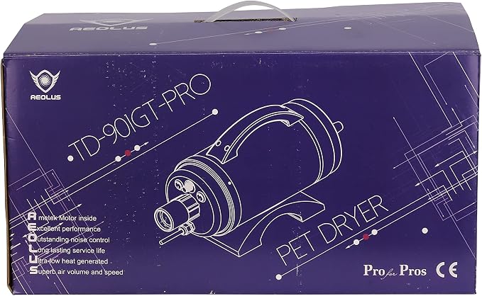 Aeolus AEOLIAN-PRO Single Motor Dryer With Heating Unit - Blue - Image 3